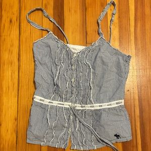Abercrombie & Fitch Blue Tank Top